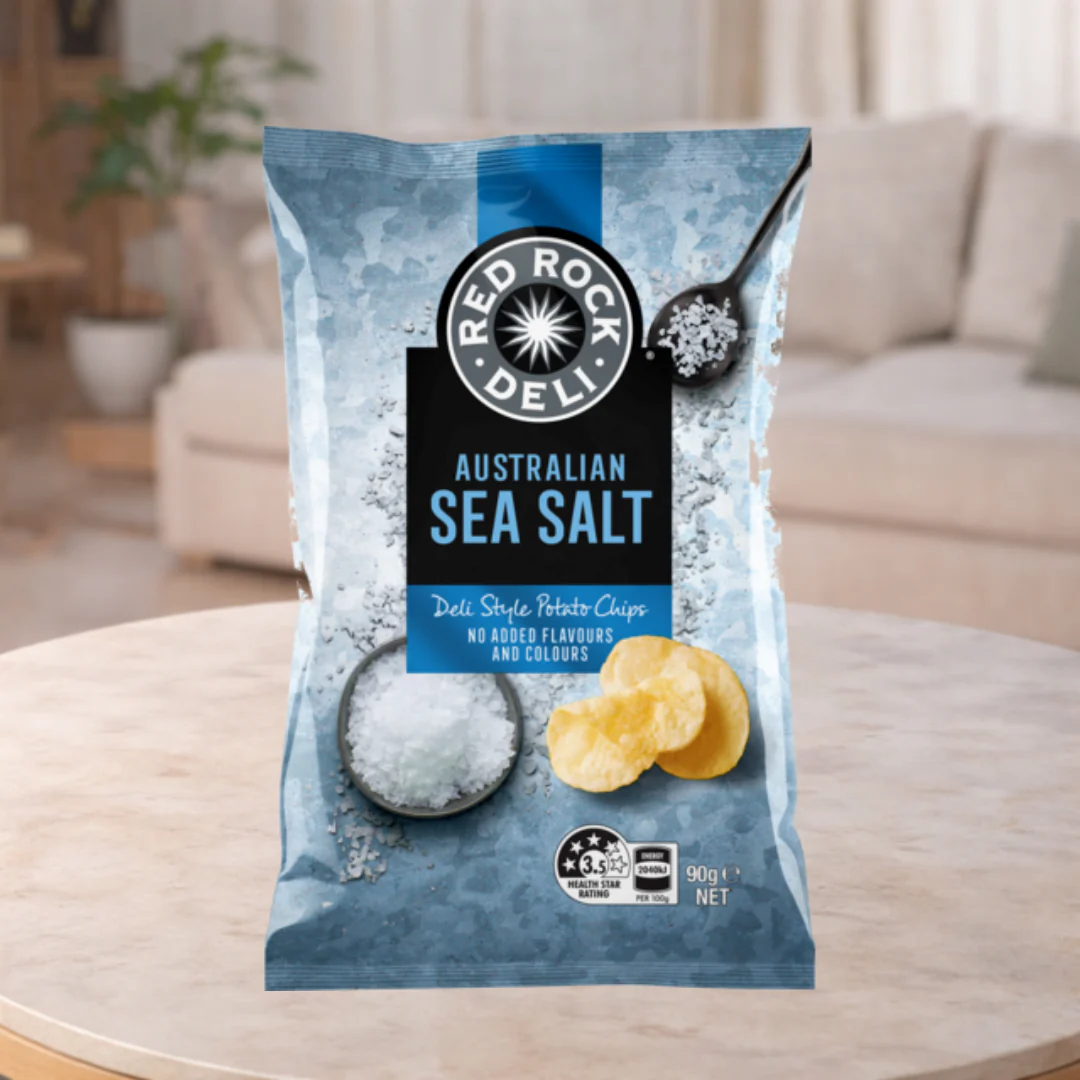 Red Rock Deli Sea Salt Potato Chips 90g