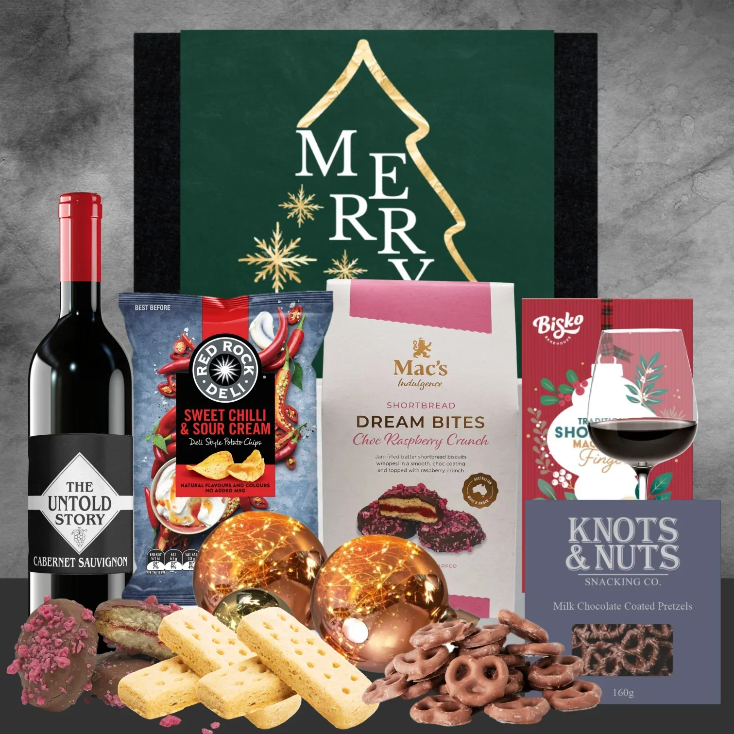 Red Wine Christmas Hamper For Her
