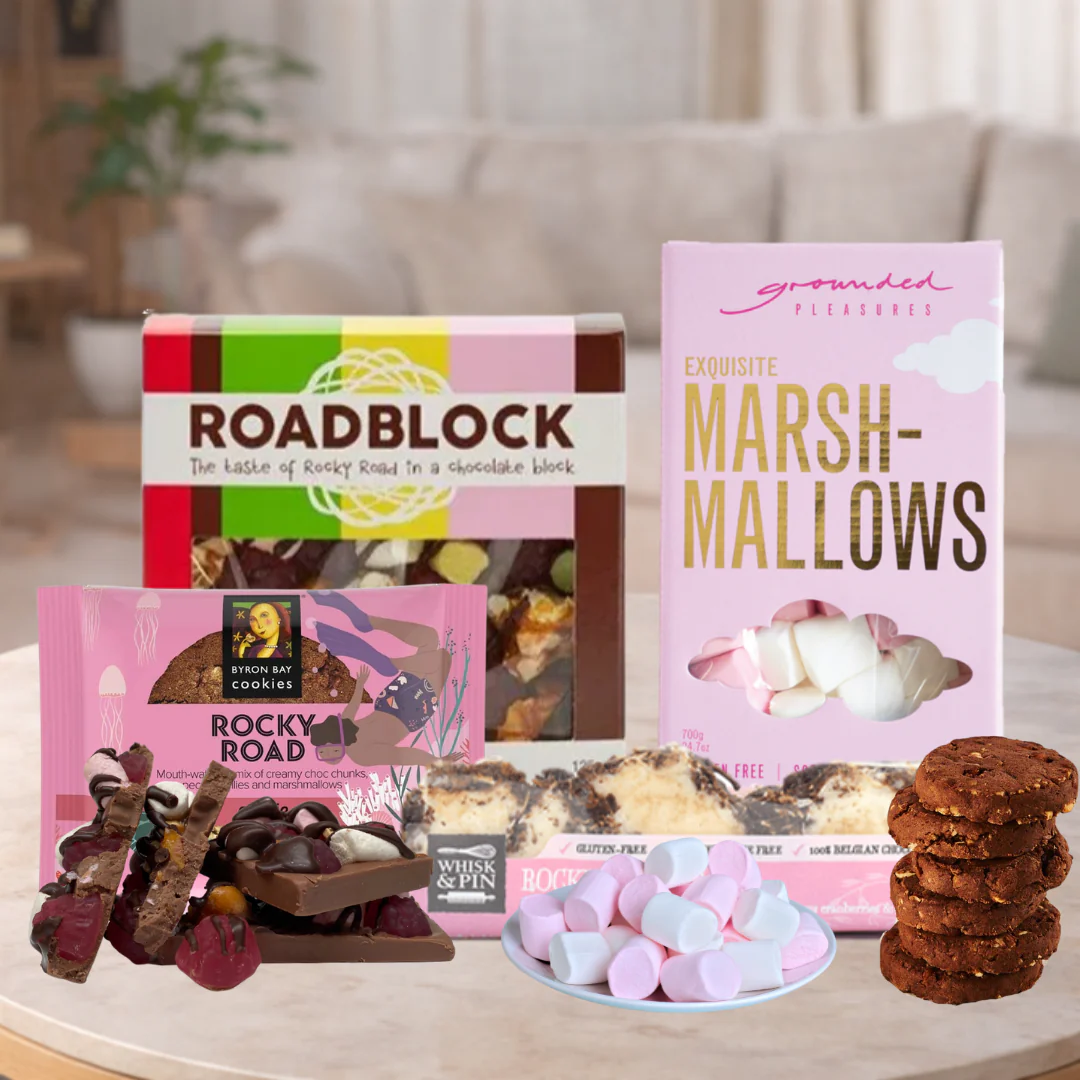 Rocky Road Chocolate Gift treat basket