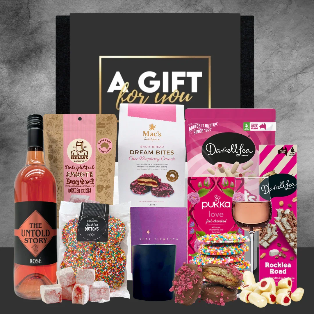Food & Rose Wine hamper - Image 2