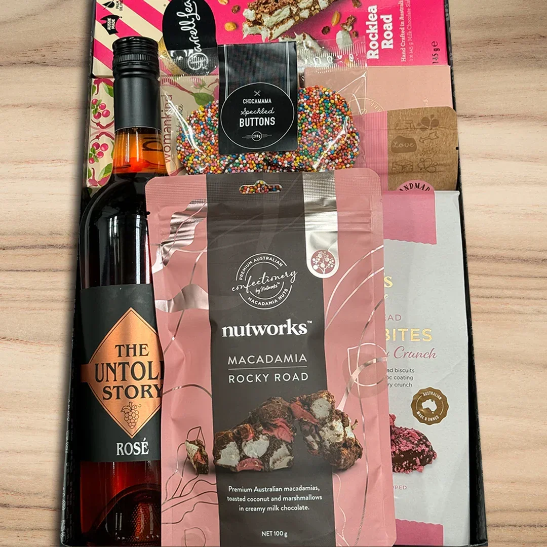 Food & Rose Wine hamper - Image 3