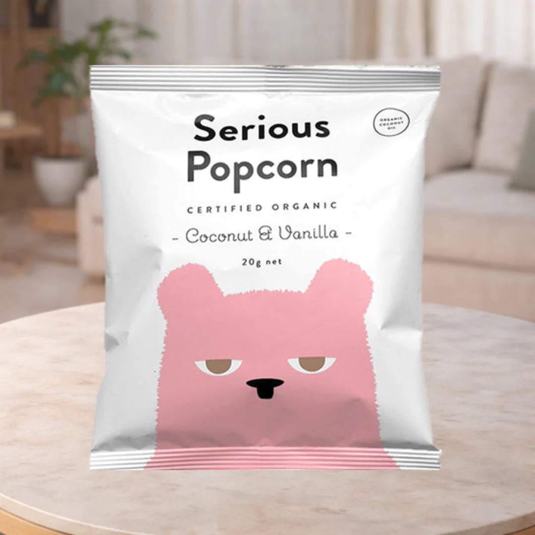 Serious Coconut & Vanilla Popcorn 20g