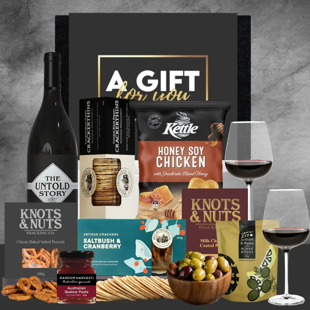 Shiraz food and wine Hamper for Him - Image 2