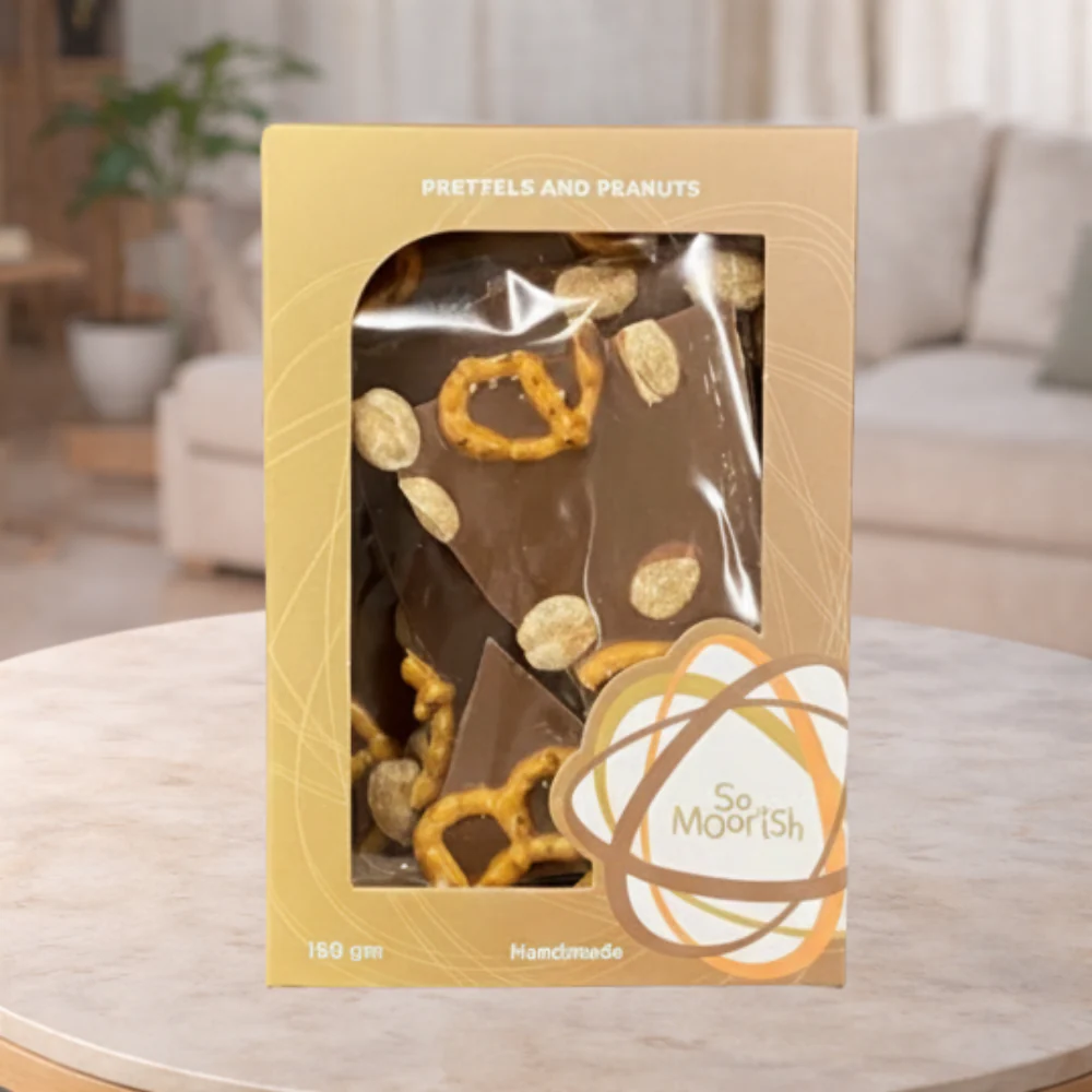 So Moorish Peanut & Pretzel Chocolate Shards 150g