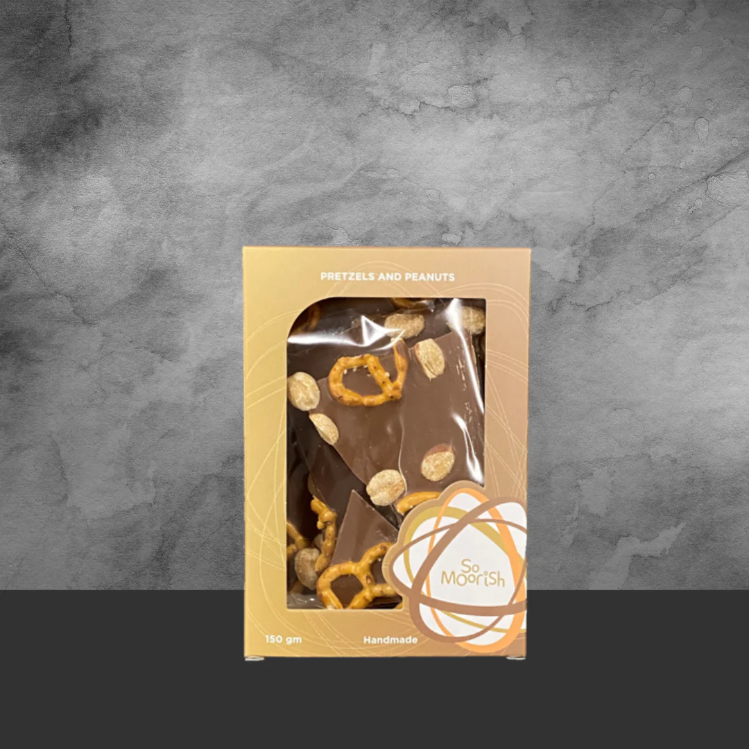 So Moorish Peanut & Pretzel Chocolate Shards 150g - Image 2