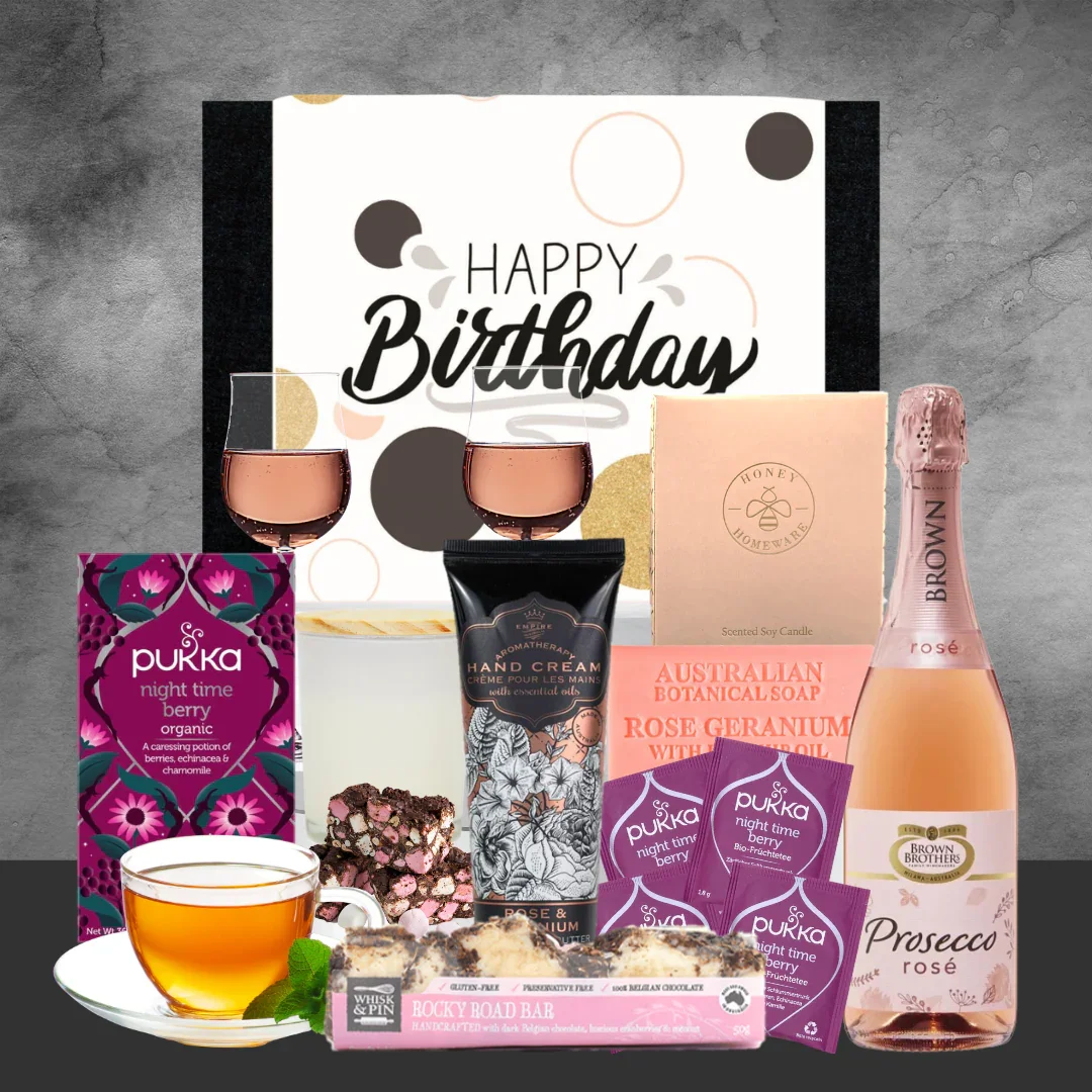Sparkling & Relax Birthday Hamper For Her - Image 2