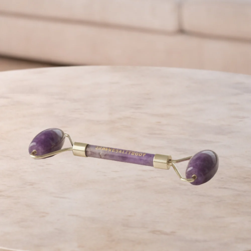 Summer Salt Body Amethyst Crystal Facial Roller