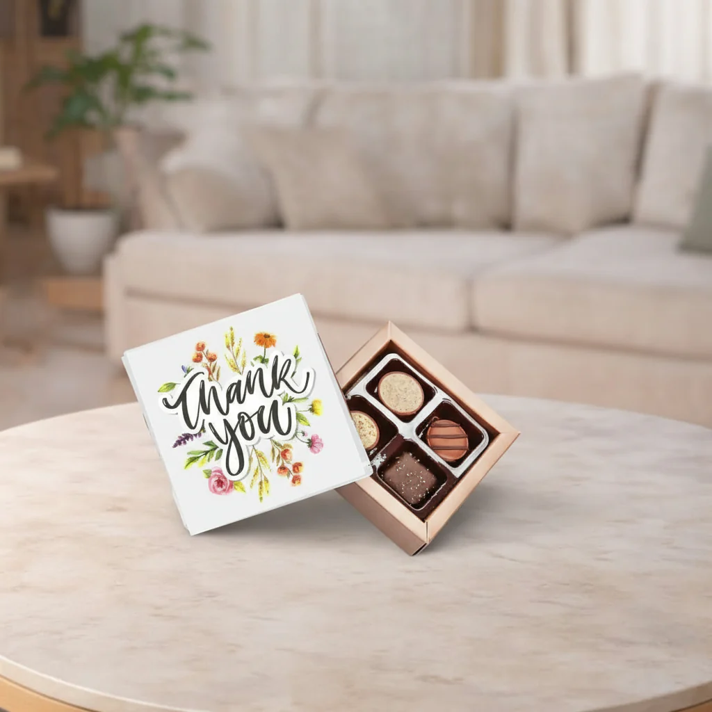 Thank You Flowers Pure Indulgence Choc Box 40g