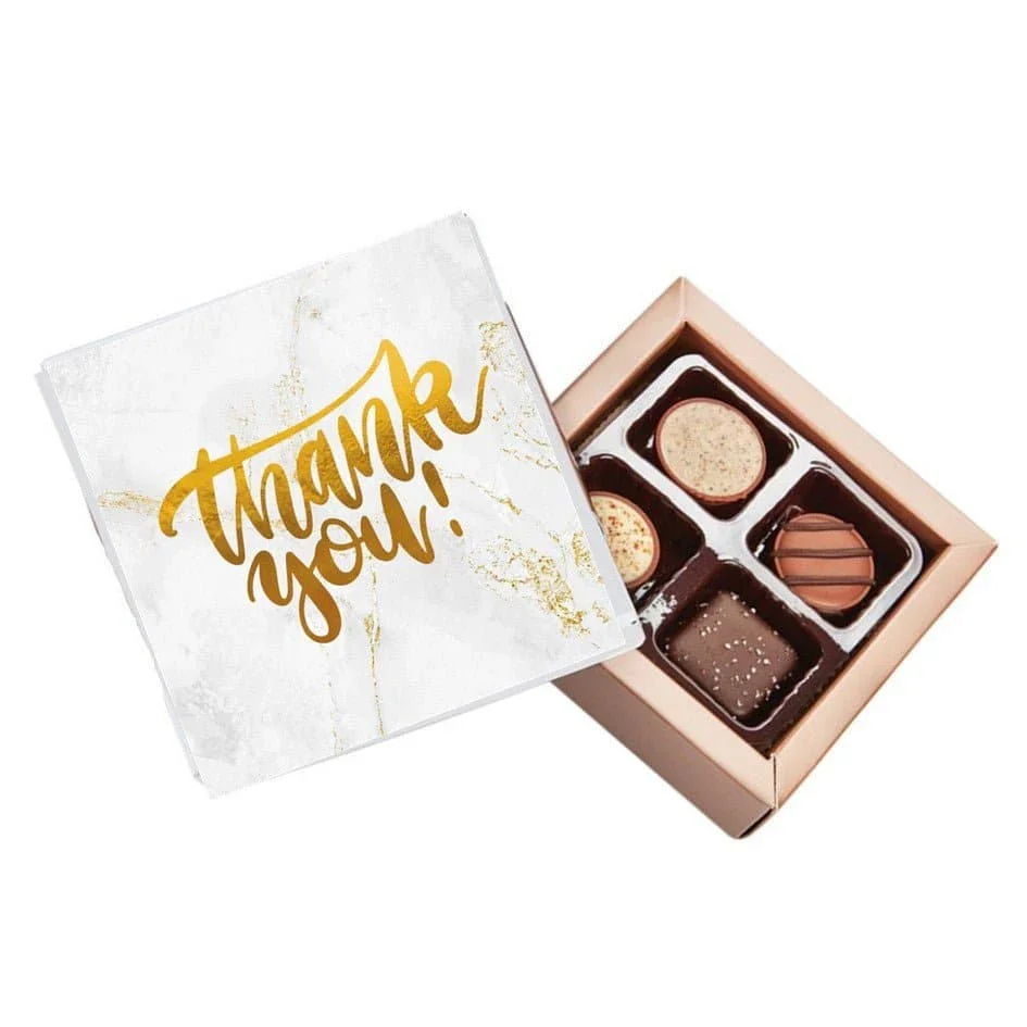 Thank You Gold Pure Indulgence Choc Box 40g - Image 2