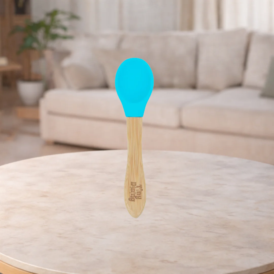Tiny Dining Blue Bamboo Spoon