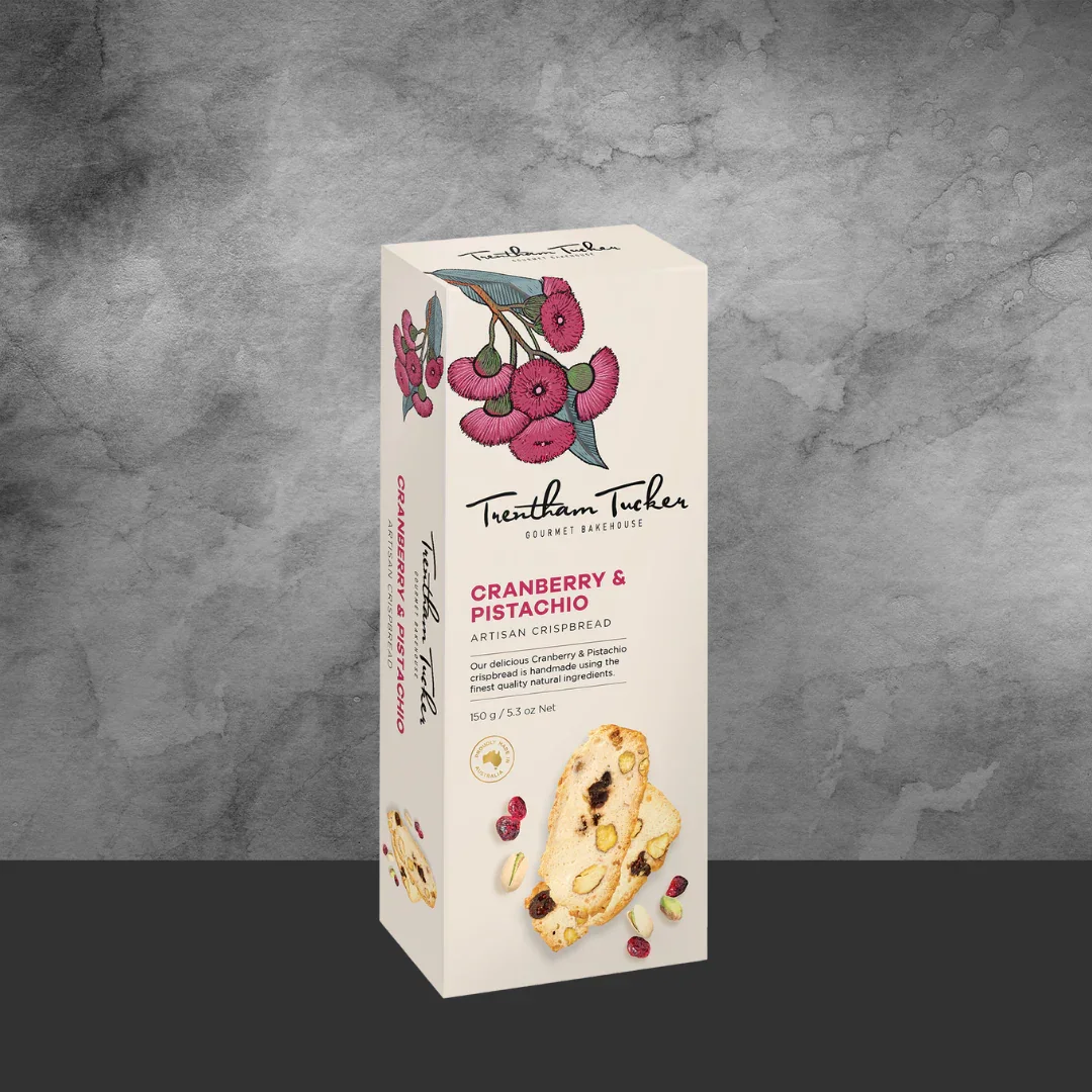 Trentham Tucker Cranberry & Pistachio Crispbread Box 150 - Image 2