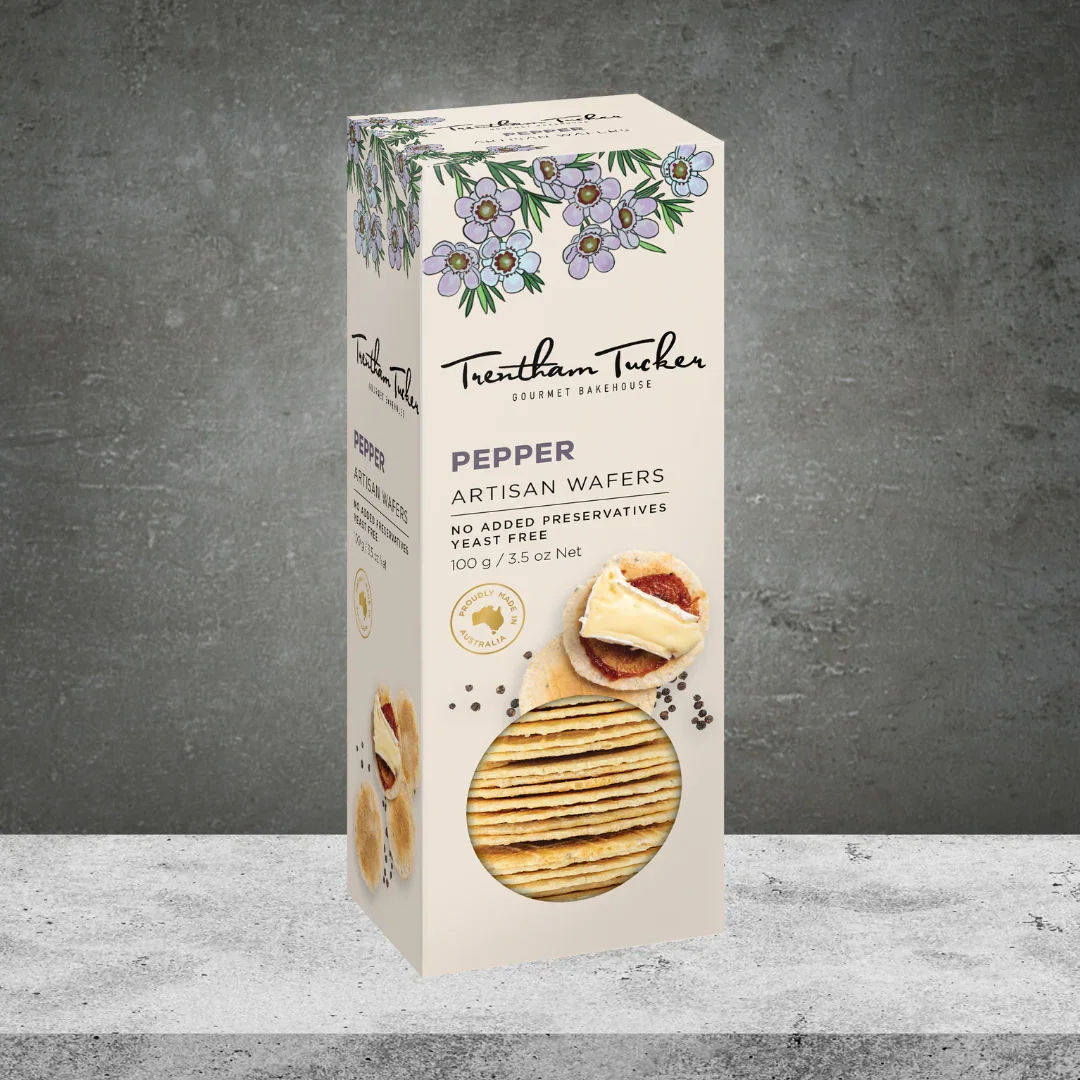 Trentham Tucker Pepper Artisan Wafers 100g - Image 2