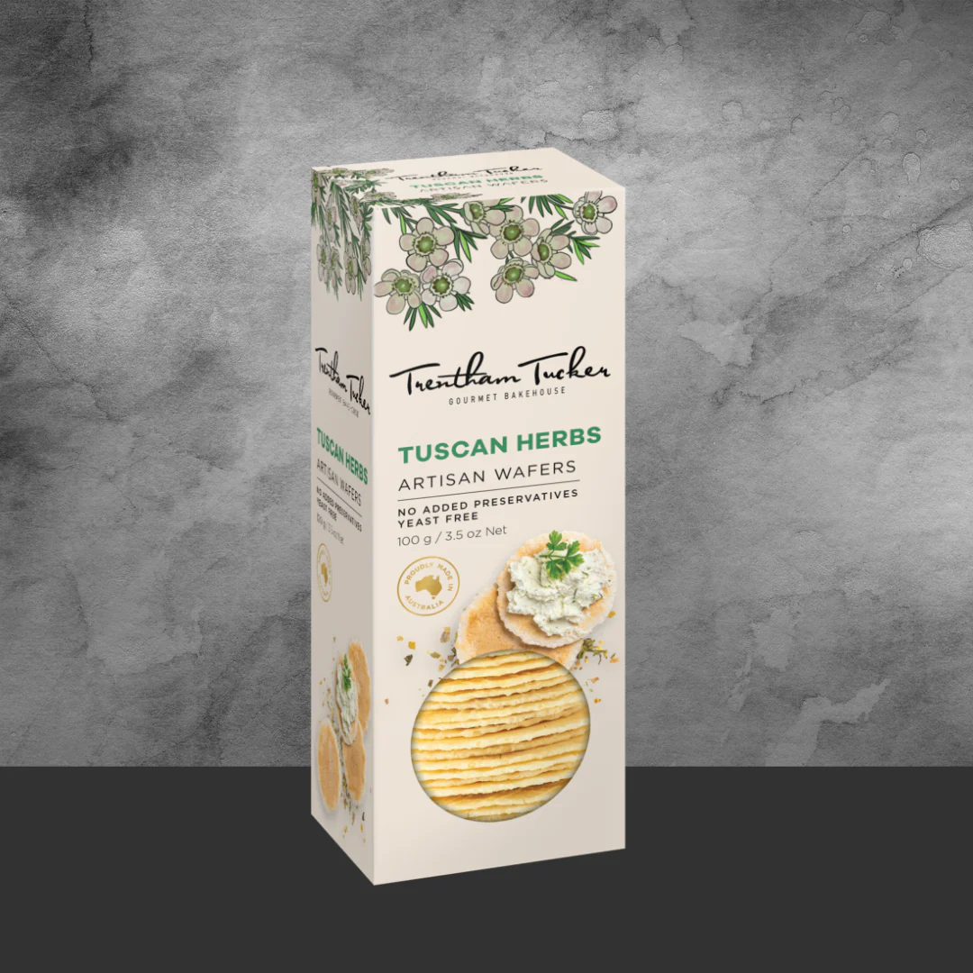 Trentham Tucker Thin Wafers Tuscan Herb 100g - Image 2