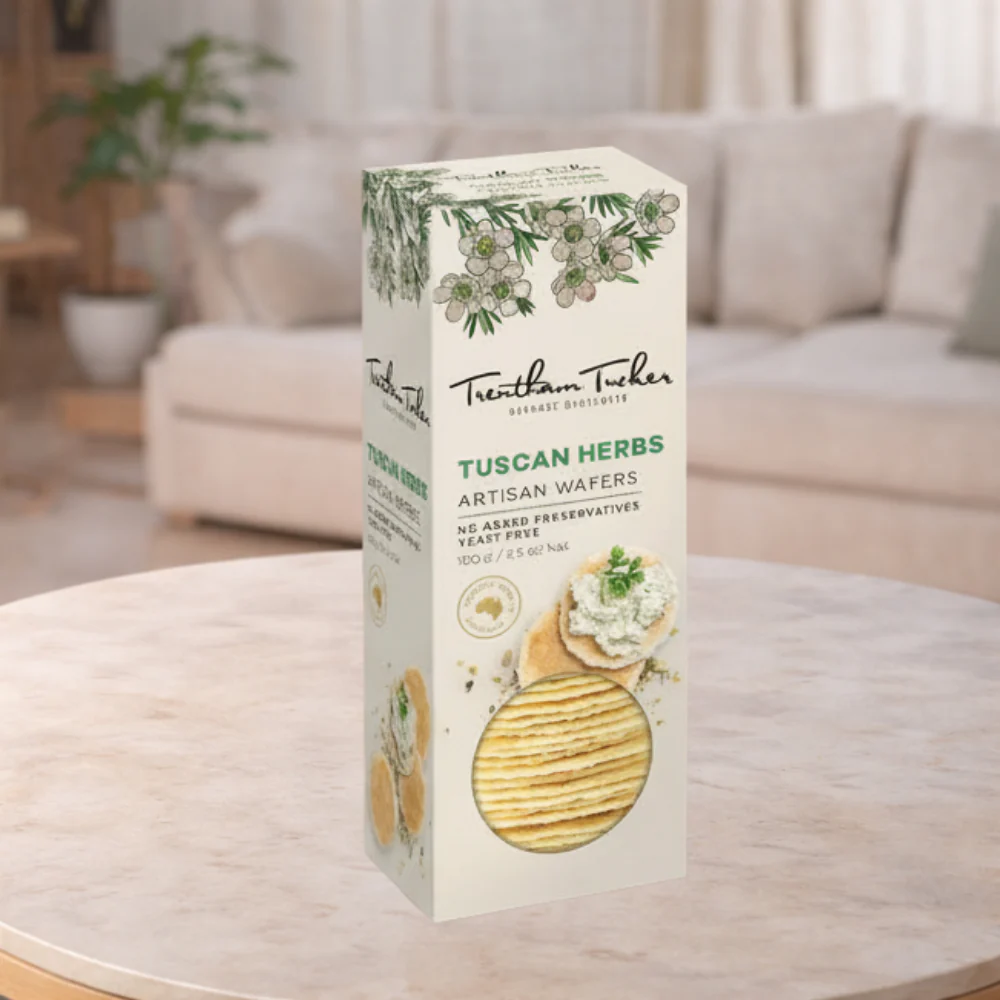 Trentham Tucker Tuscan Herb Artisan Wafers 100g