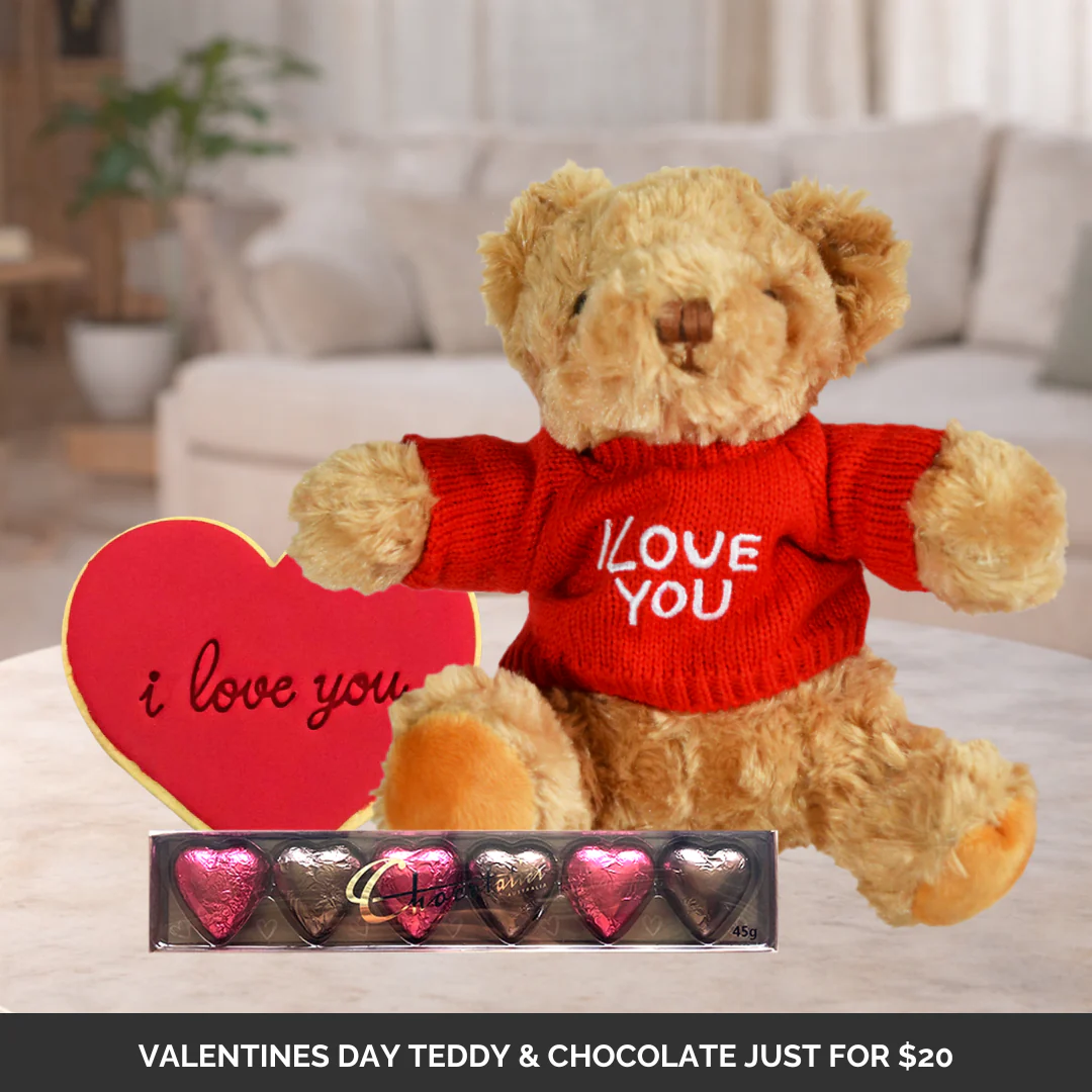 Valentines day Teddy Bundle