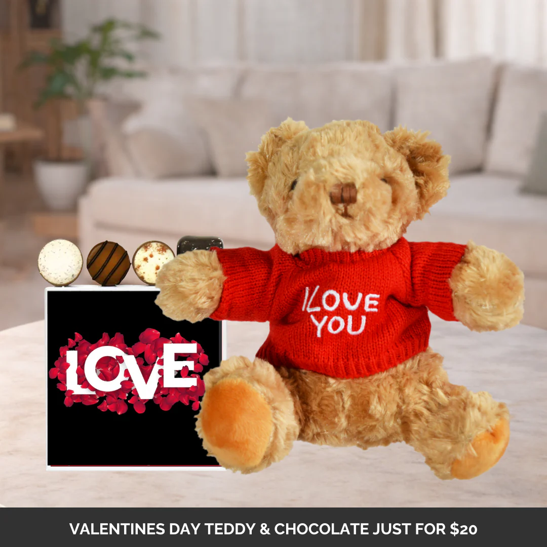 Valentines day Teddy & Chocolate