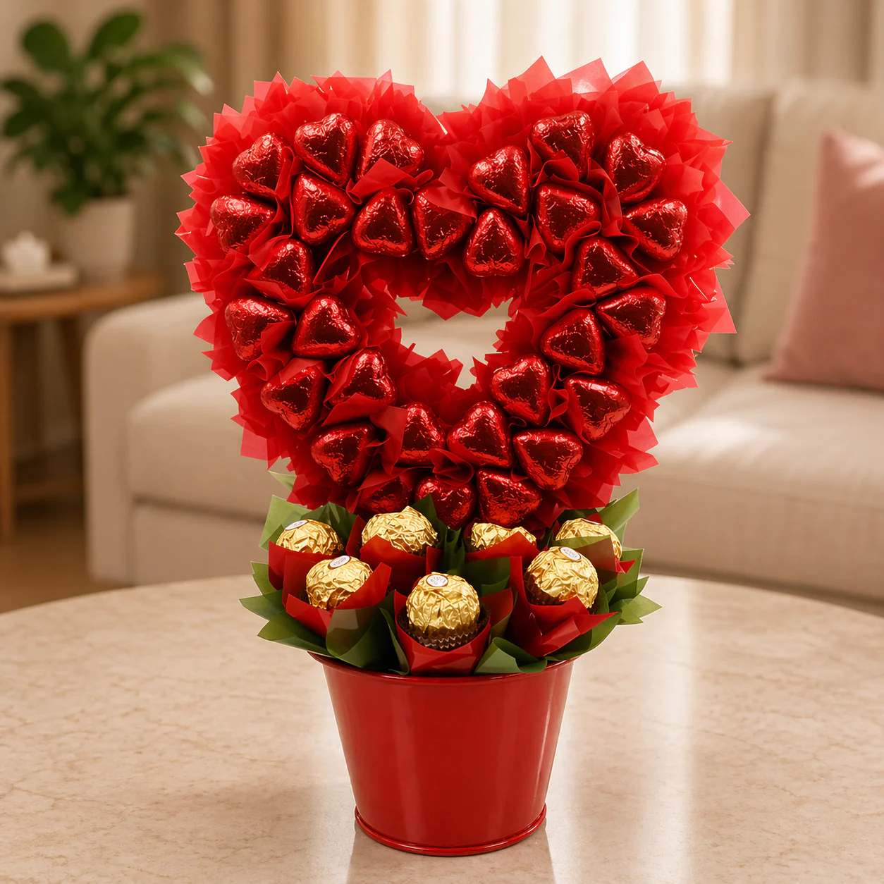 Valentine's Love Deluxe Chocolate Bouquet