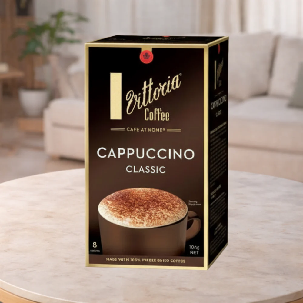 Victoria Coffee Cappuccino Classic Coffee Sachets x 8