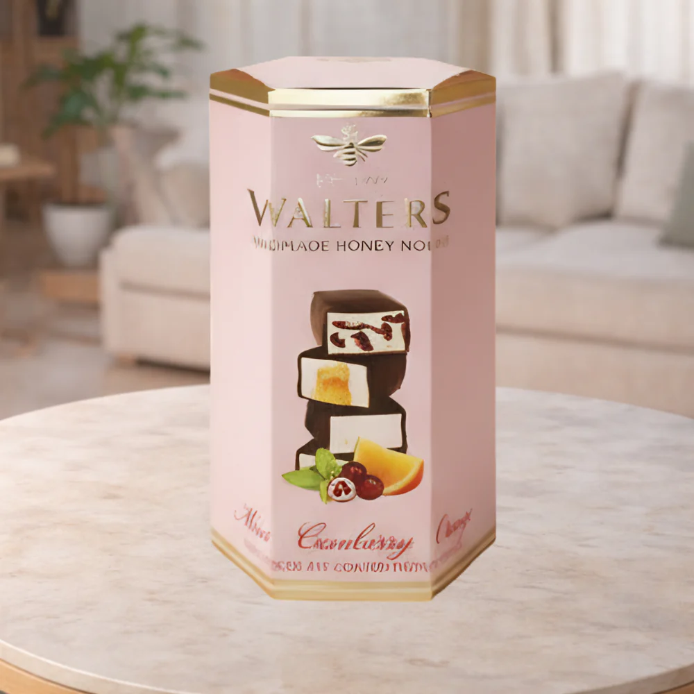 Walters & Bee Nougat Dark Chocolate Assorted Gift Box 140g
