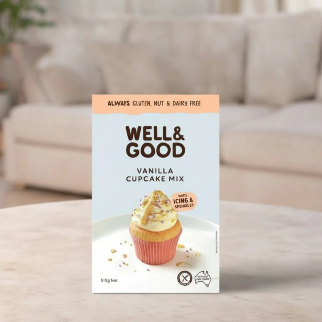 Well & Good Vanilla Cupcake Mix 400g