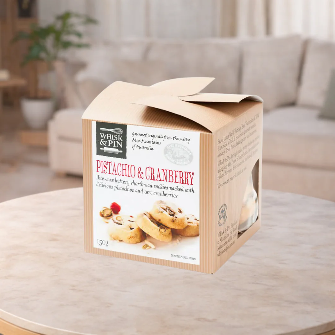 Whisk & Pin Pistachio & Cranberry Biscuits 150g