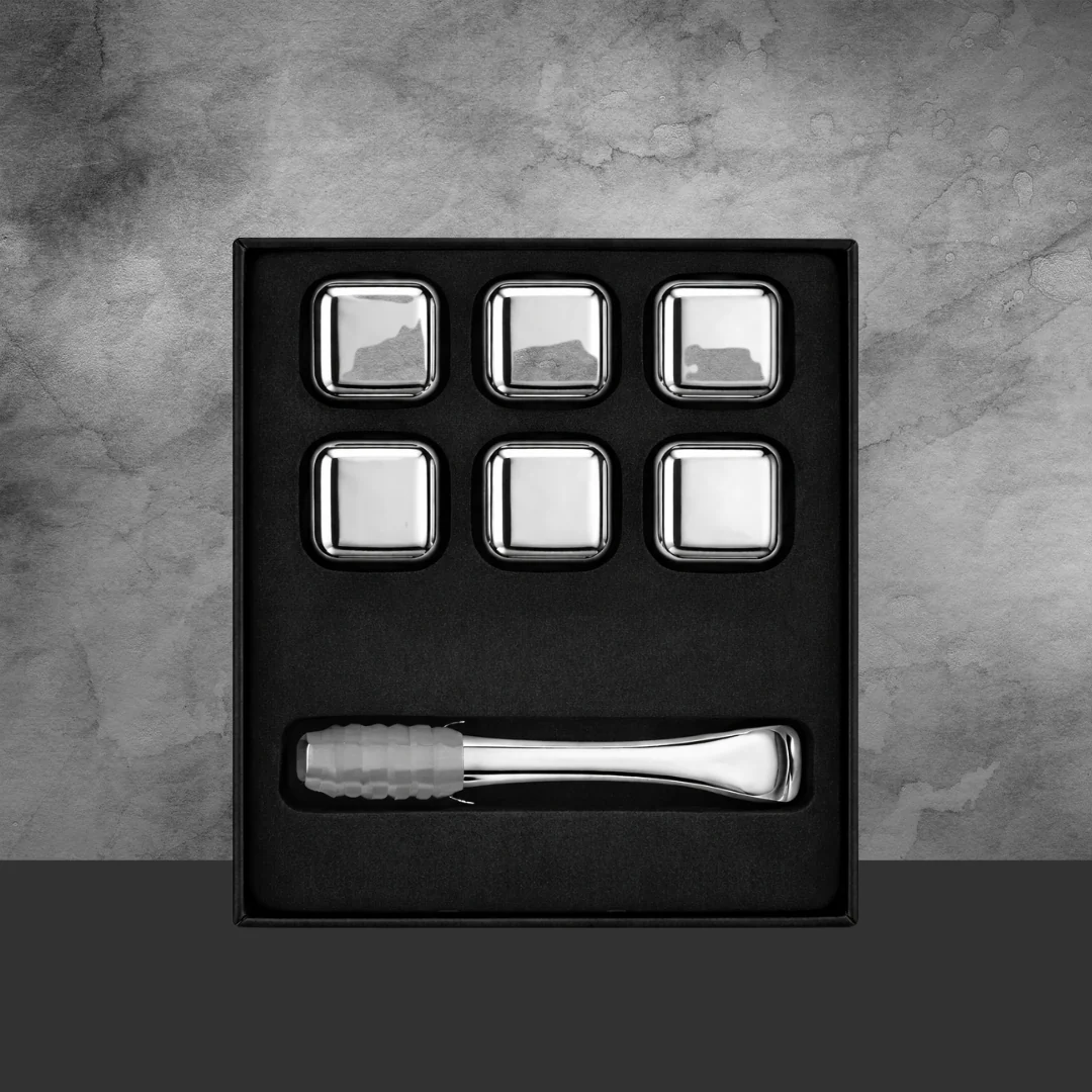 Whisky Stainless Steel Ice Cubes (6 Pcs) - Image 2
