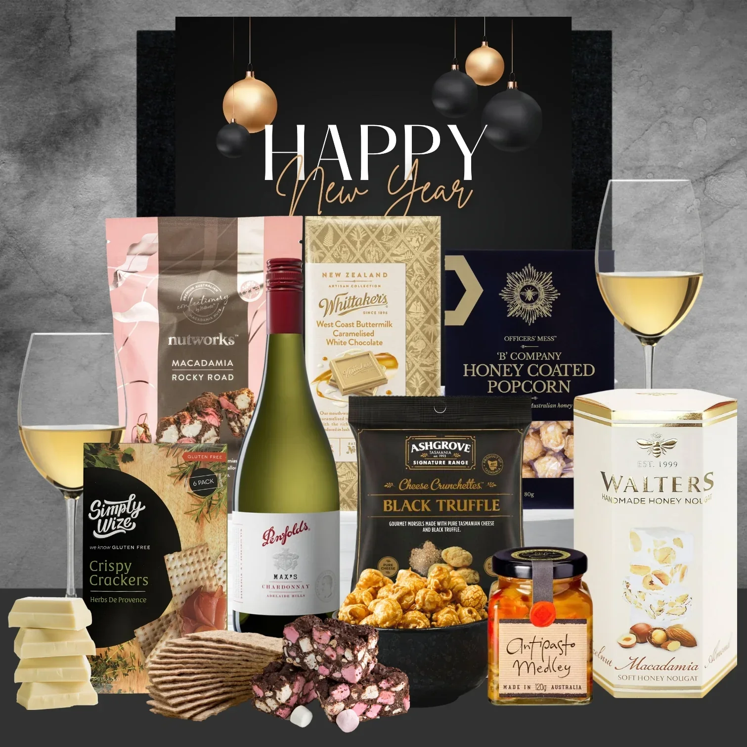 Best White Wine New Year Gift Hamper for Her - Image 2