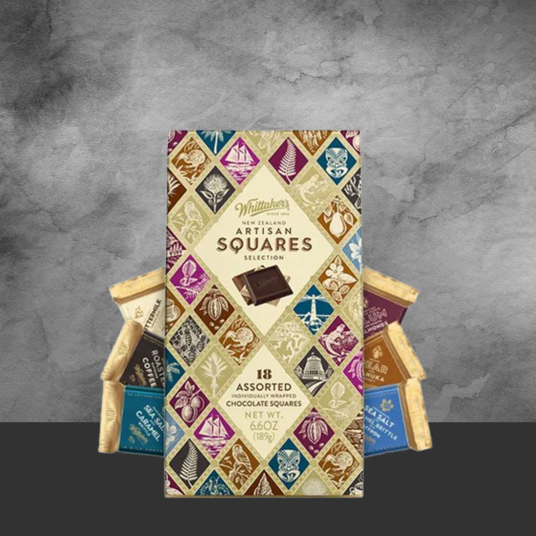 Whittakers Artisan Chocolate Squares Assorted Gift Box 189g - Image 2