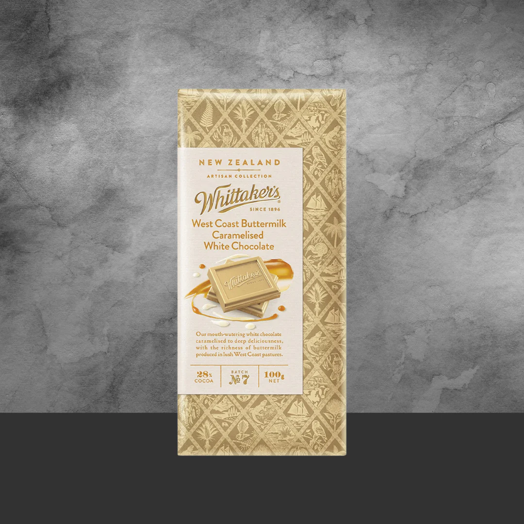Whittaker's Buttermilk Caramelised White Chocolate 100g - Image 2
