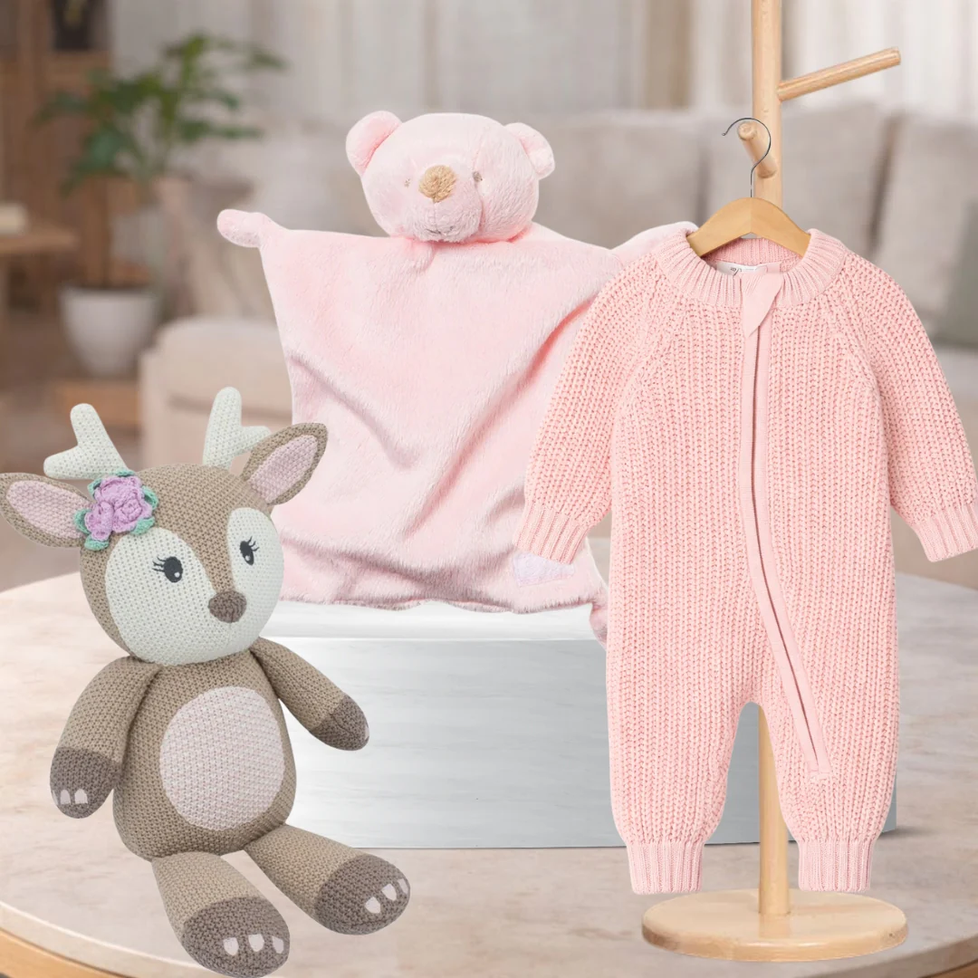 Winter Essentials for Baby Girl Hamper